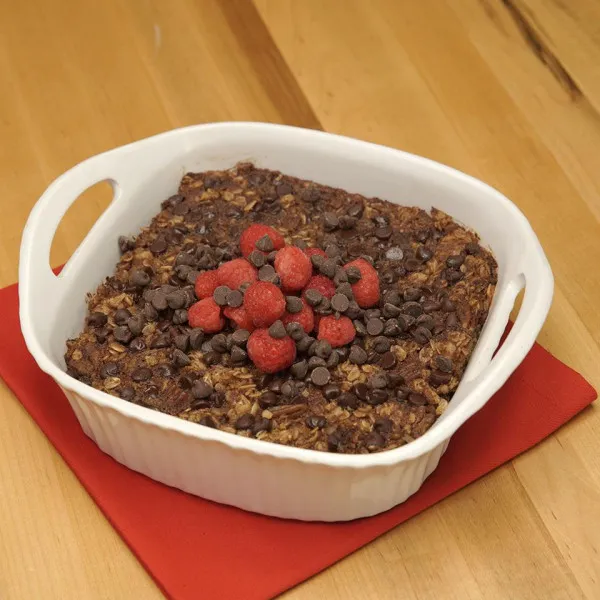 Gebacken Havermout Met Chocoladechips