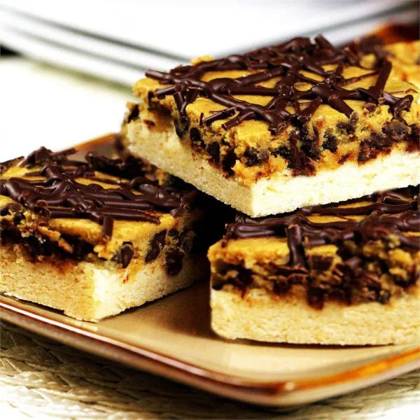 Brownie Bars Met Cheesecake En Mocha