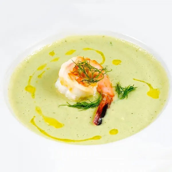 Garnalen- en Avocadobisque