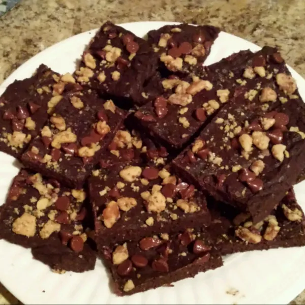 Dubbele Chocolade En Noten Brownies