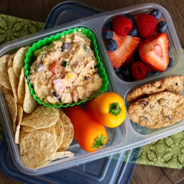 Zuidwestelijke Kip Salade Bento Doos