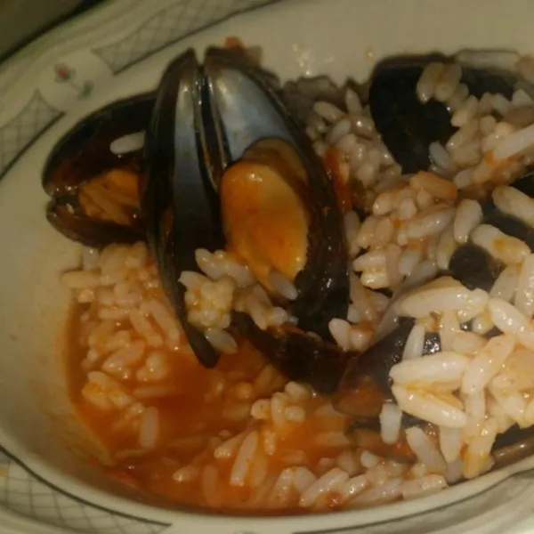 Wildrijst en oesters ovenschotel