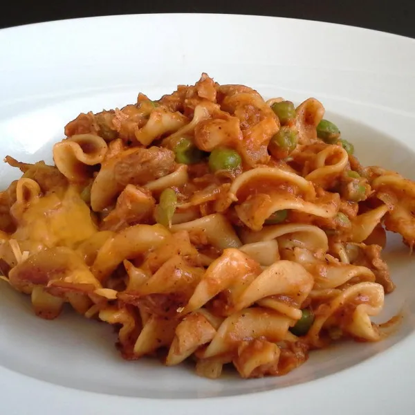Noodle Casserole Met Tonijn En Tomaat