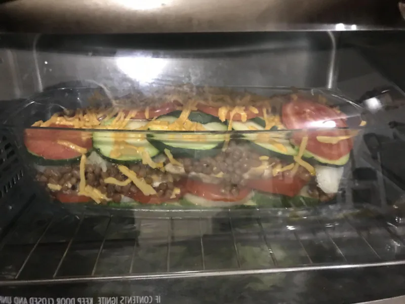Gelaagde Vegan Linzen Schotel