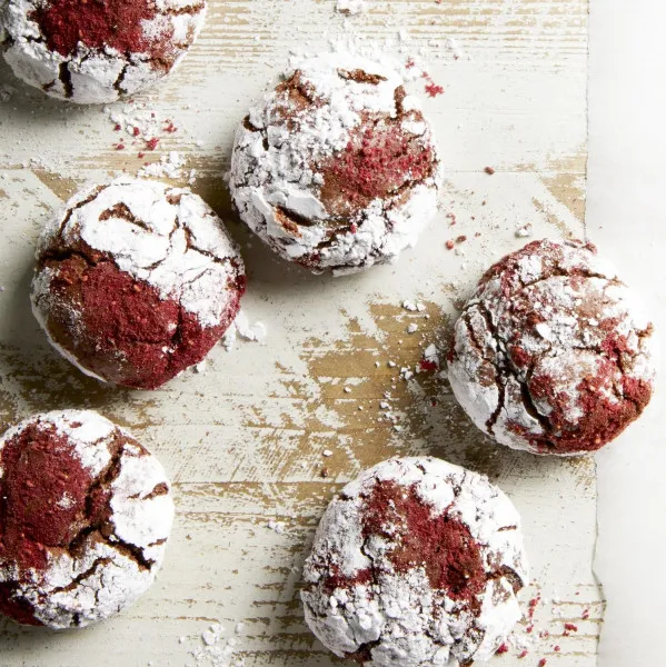 Frambozen En Chocolade Crinkles