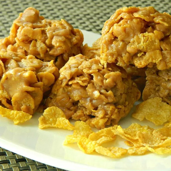 Knapperige pindakaaskoekjes
