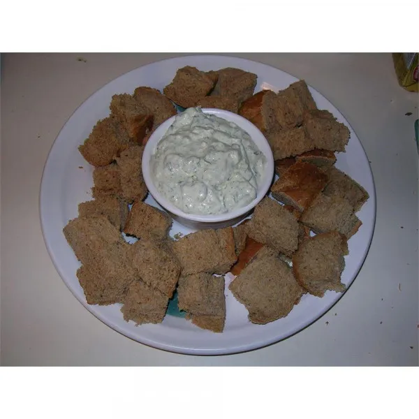 Spinaziedip en Volkoren Roggebrood I