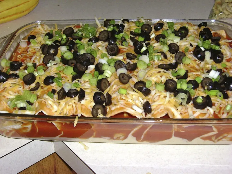 Enchiladas Met Gemalen Kip