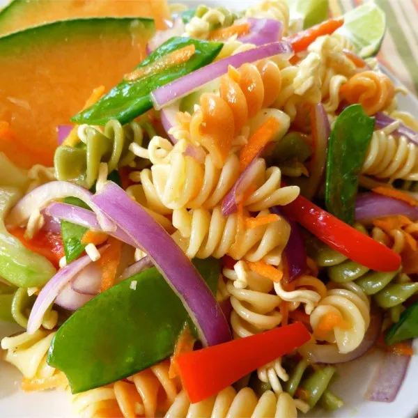Aziatische Noodle- en Pastasalade