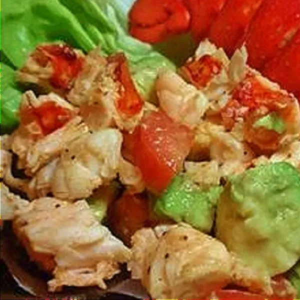 Avocado En Lobster Salade