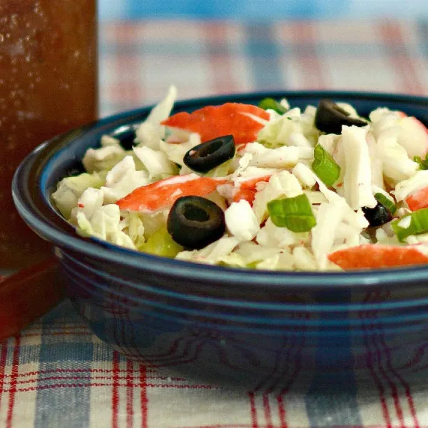 Zomer Krab Salade Met Napa Kool