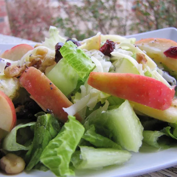 Winterfruitensalade Met Poppy Seed En Citroendressing