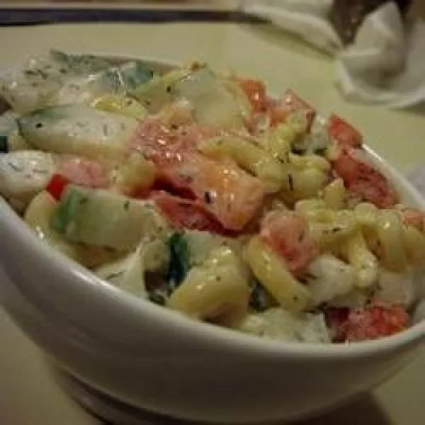 Komkommer En Dille Pasta Salade