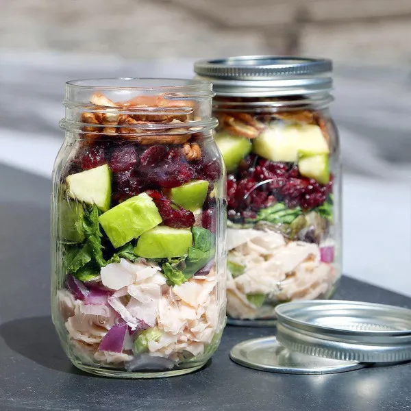Geroosterde Kipsalade in Mason Jar Originals