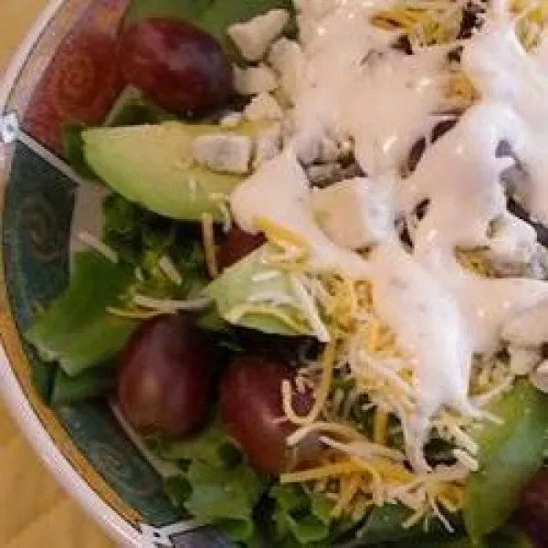 Salade Met Blauwe Kaas, Avocado En Druiven