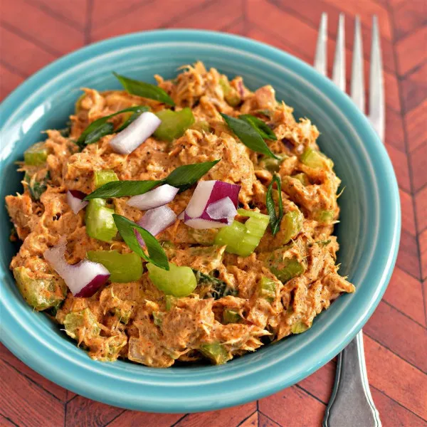 Snelle en gemakkelijke zalmsalade