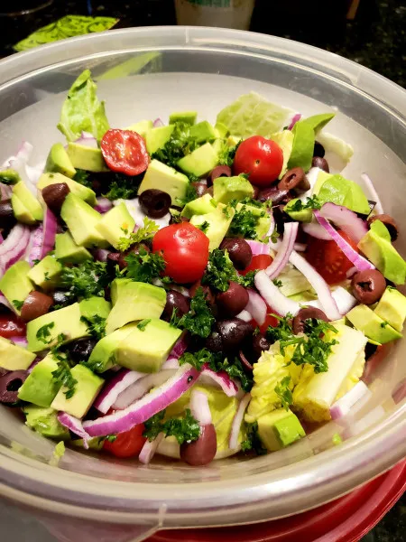 Griekse Avocado Salade Van Mexico