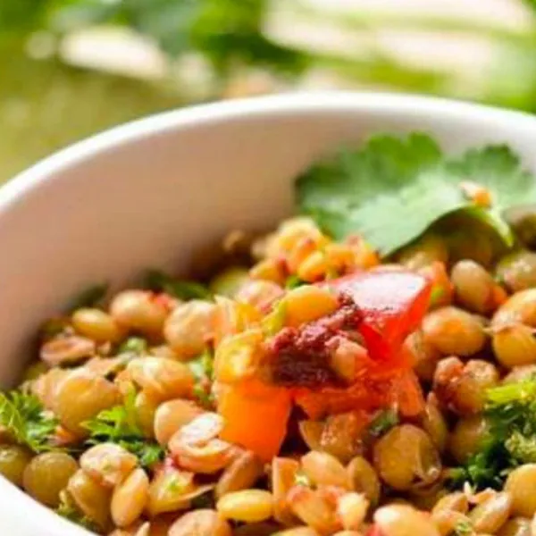 Lauwe Linzensalade