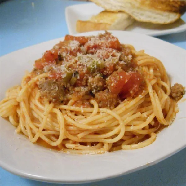 Rode Kom Spaghetti