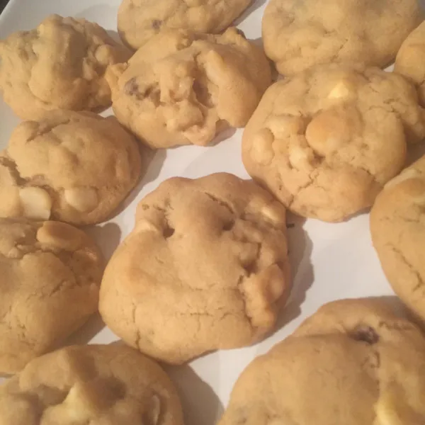 Koekjes Met Witte Chocolade Stukjes