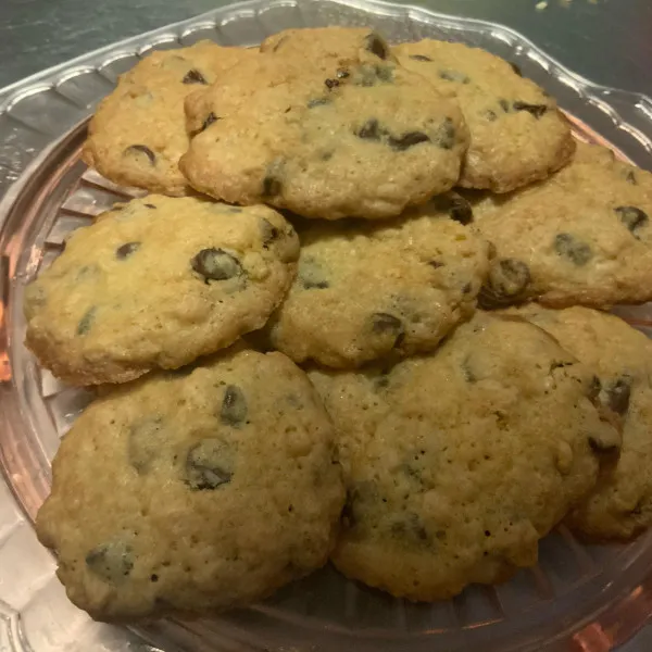 Knapperige Chocoladechip- en Rijstkoekjes