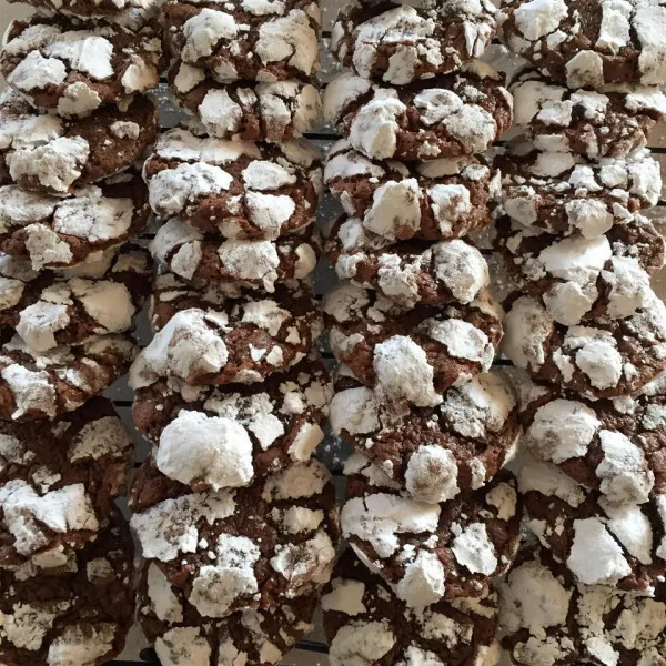 Krokante Chocoladekoekjes Met Donkere Suiker