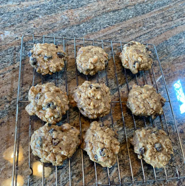 Havermoutkoekjes met Rozijnen van Mama