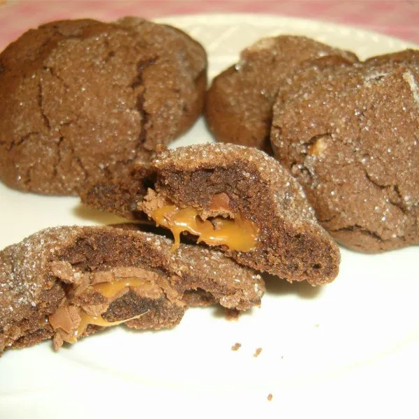 Chocolade Karamelkoekjes