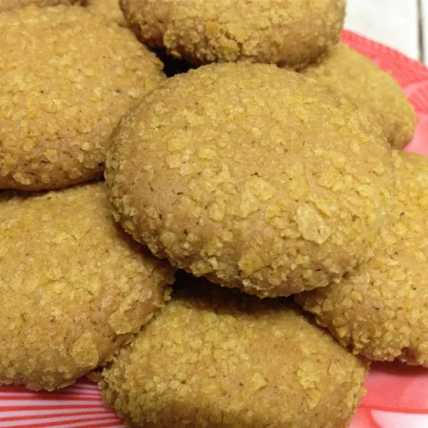 Kersen en cornflakes koekjes