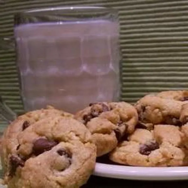 Chocoladechip Cookies Met Blauwe Band