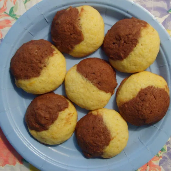 Chocolade- en sinaasappelkoekjes