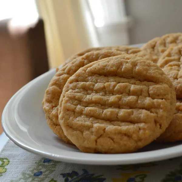 Pindakaaskoekjes van Mevrouw Sigg