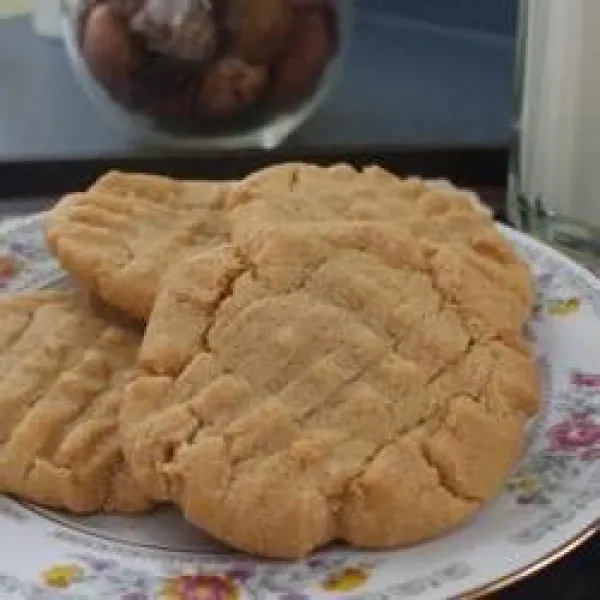 Smeltende pindakaaskoekjes