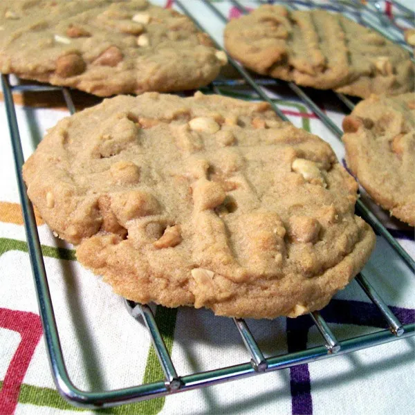 Dubbel Heerlijke Pindakaaskoekjes