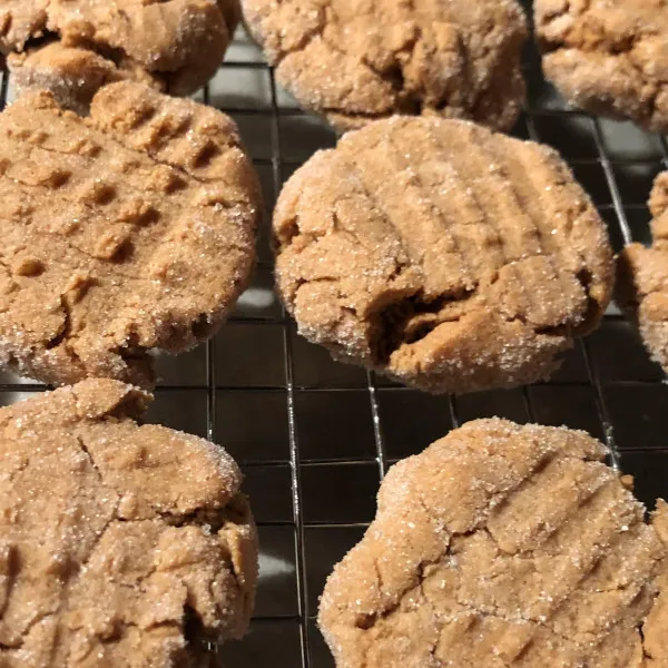 Eenvoudige Pindakaaskoekjes