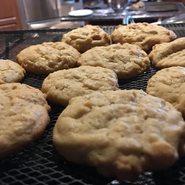 Aardappelchips koekjes met karamel