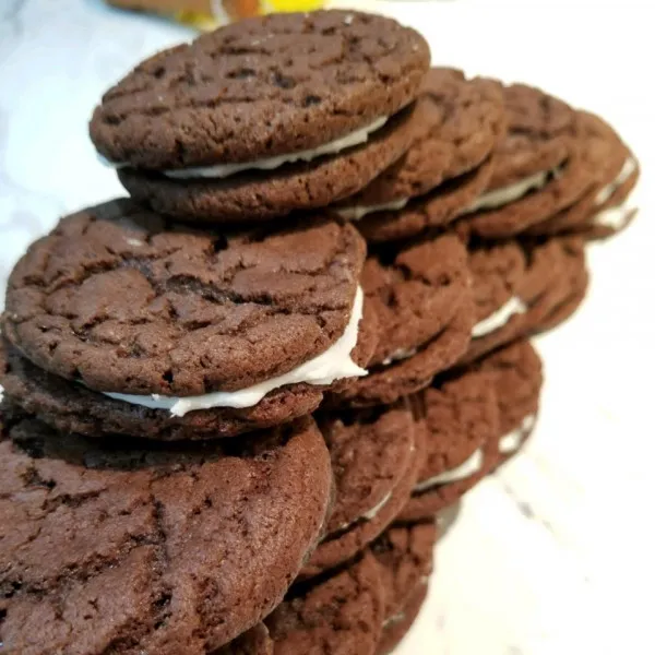 Zelfgemaakte Chocolade Sandwichkoekjes