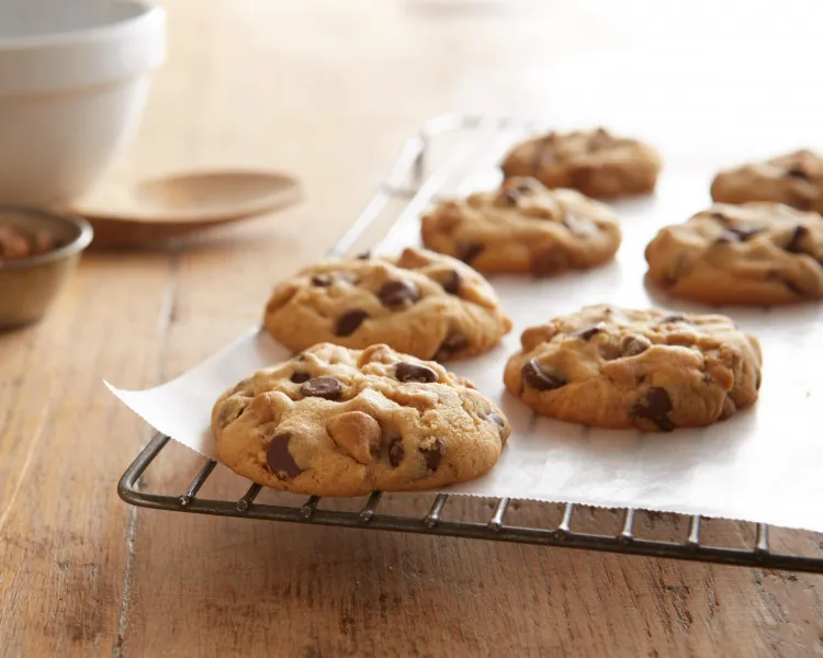 Dubbele Pindakaaskoekjes Met Melkchocoladechips