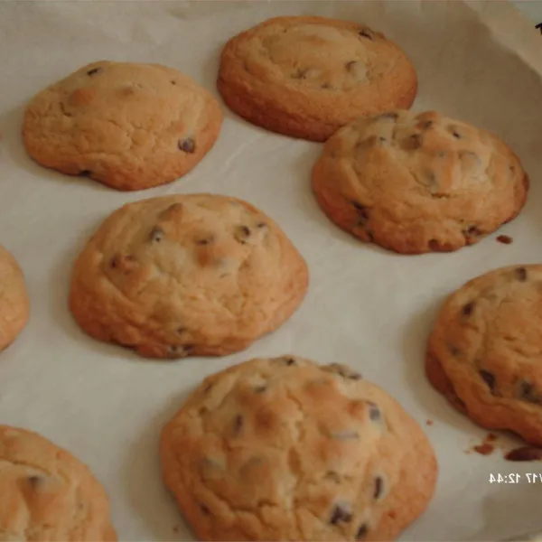 Gouden Koekjes Met Chocoladechips