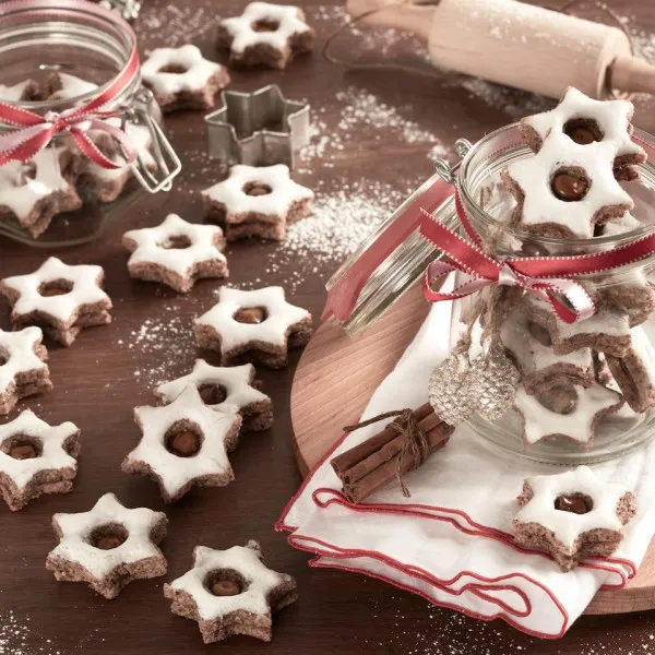 Sterrenkoekjes met Kaneel en Hazelnut Crème Nutella®
