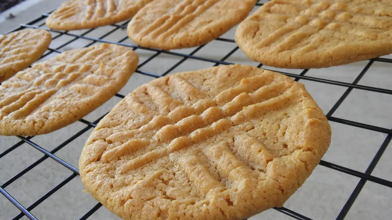 Snelle Pindakaaskoekjes