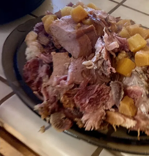 Varkensham met 5 Ingrediënten in een Slowcooker