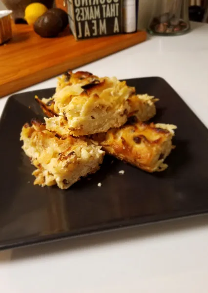 Zoete Noodle Kugel Met Rozijnen