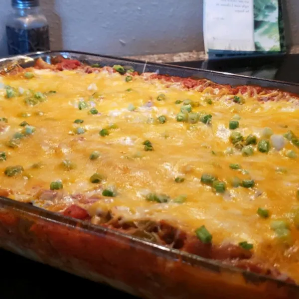 Mexicaanse Lasagne Met Noodles