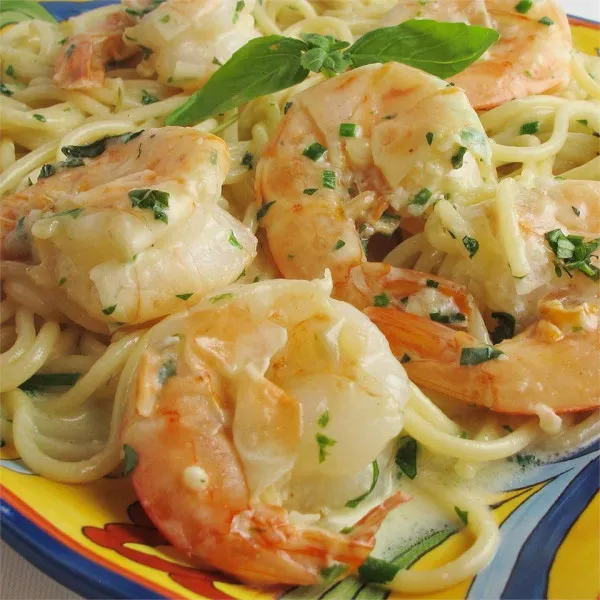 Linguini Met Garnalen