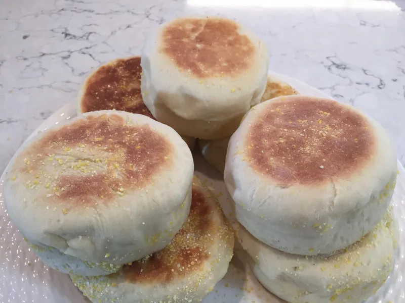 Zelfgemaakte Engelse Muffins