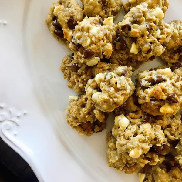 Havermout, Chocolade en Kokos Kauwbare Snacks