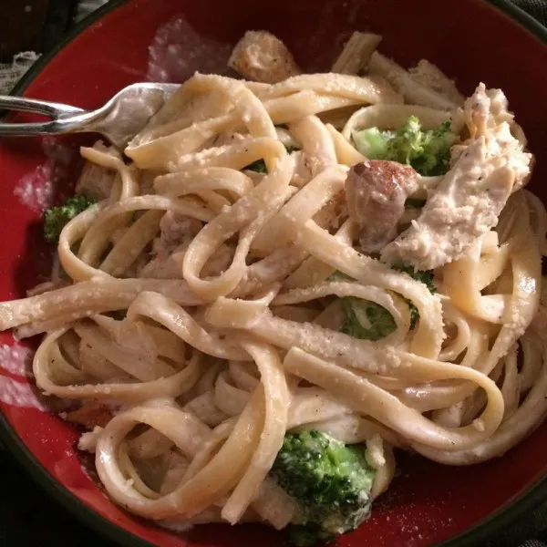 Fettuccine Alfredo op zijn Spaans