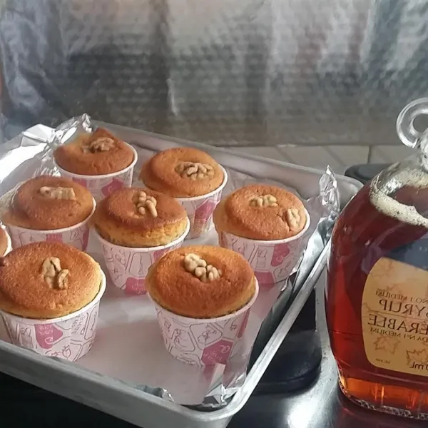 Ahorn- en Notenmuffins