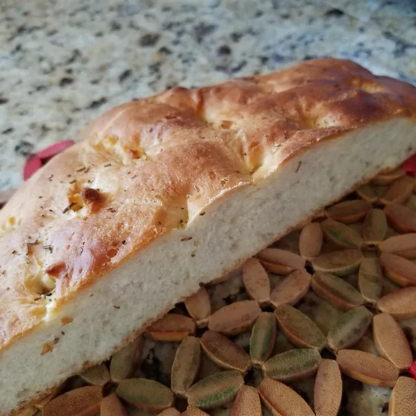 Zelfgemaakte Focaccia